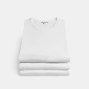 3 Pack Short Sleeve Crew Neck Tee - White