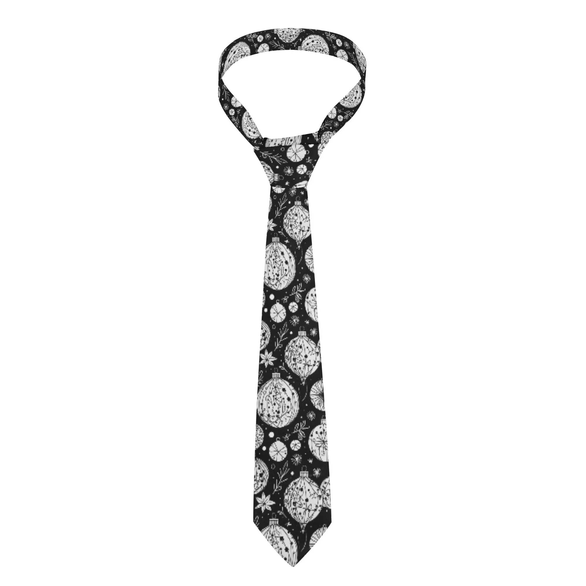 Black and White Ornament Necktie