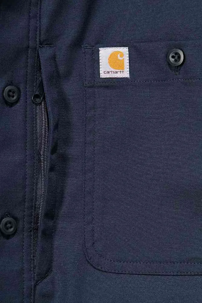 Carhartt Rugged Professional Work Long Sleeve Shirt, Navy