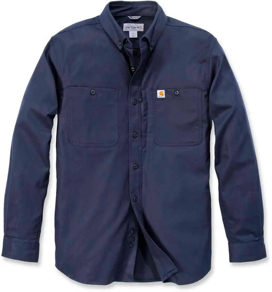 Carhartt Rugged Professional Work Long Sleeve Shirt, Navy