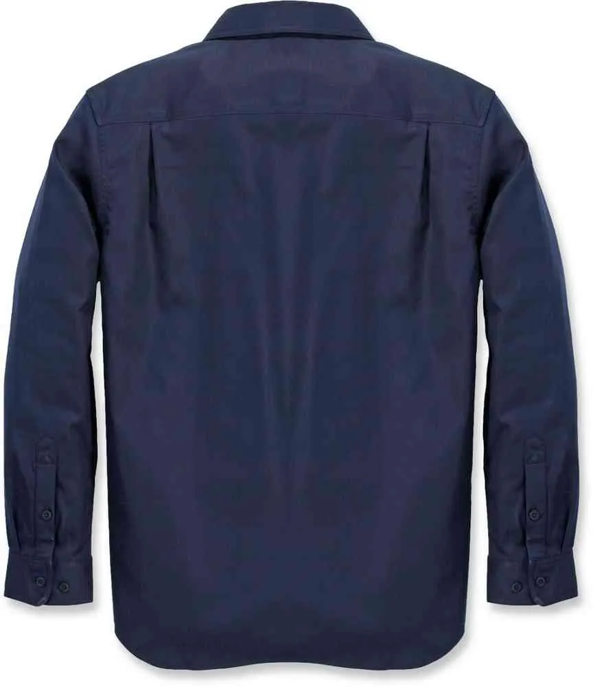 Carhartt Rugged Professional Work Long Sleeve Shirt, Navy