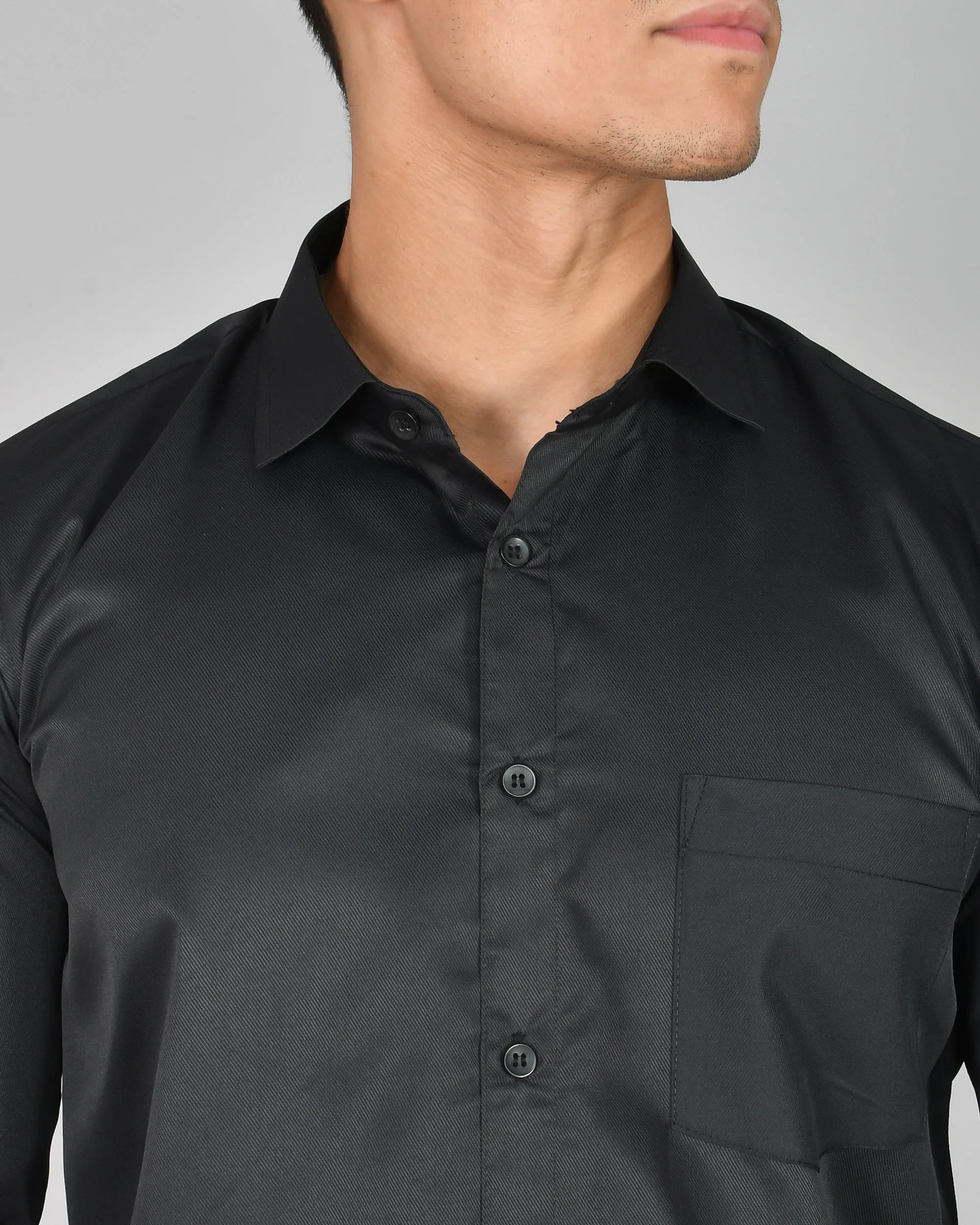 Classic Black Men’s Shirt