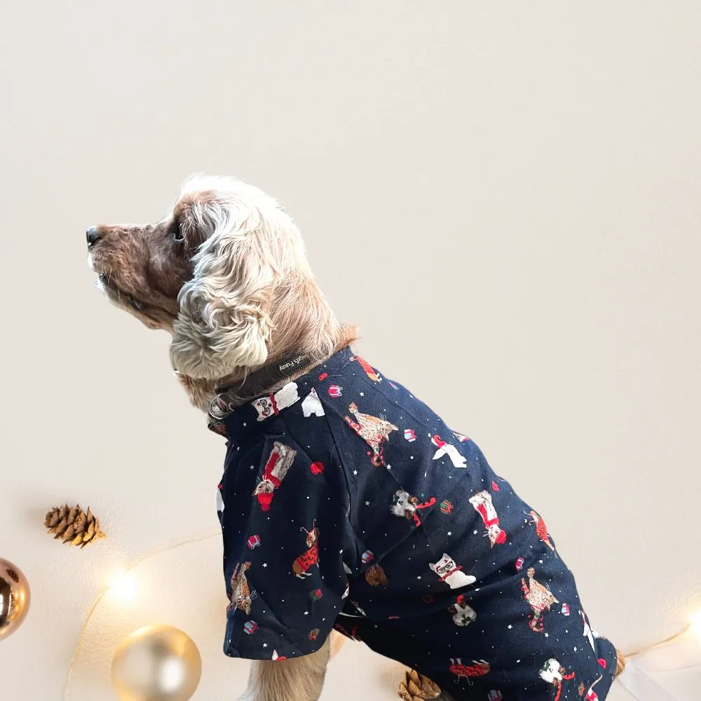 Cozy Christmas Dog Shirt