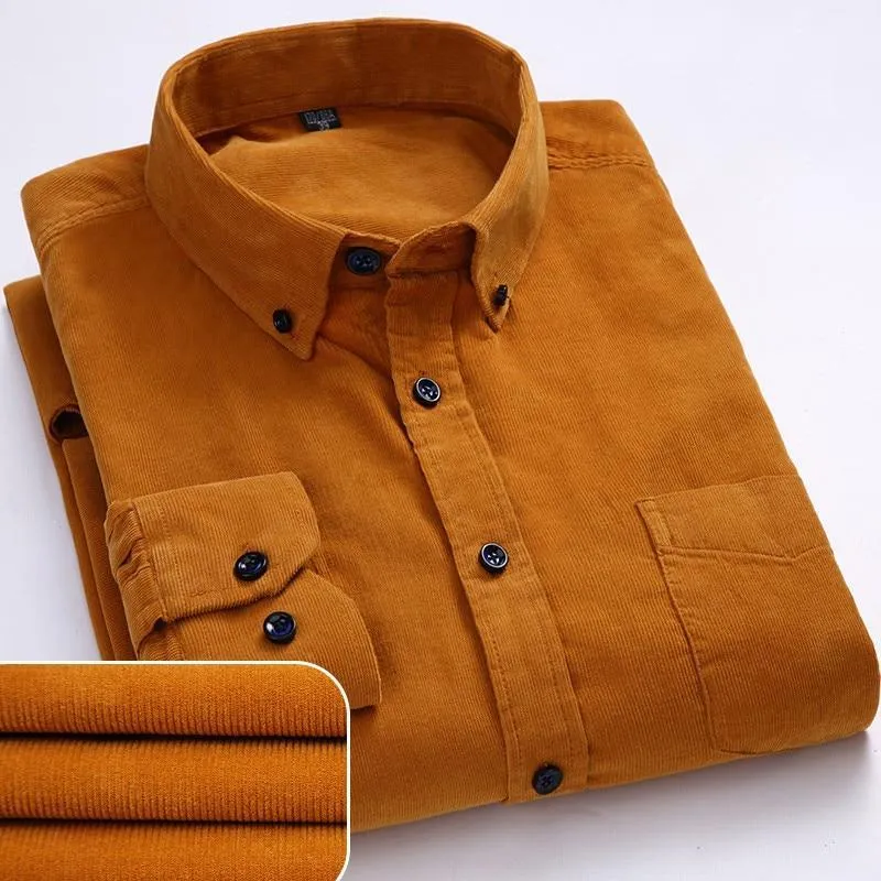 Cozy-Up Men's Corduroy Shirts