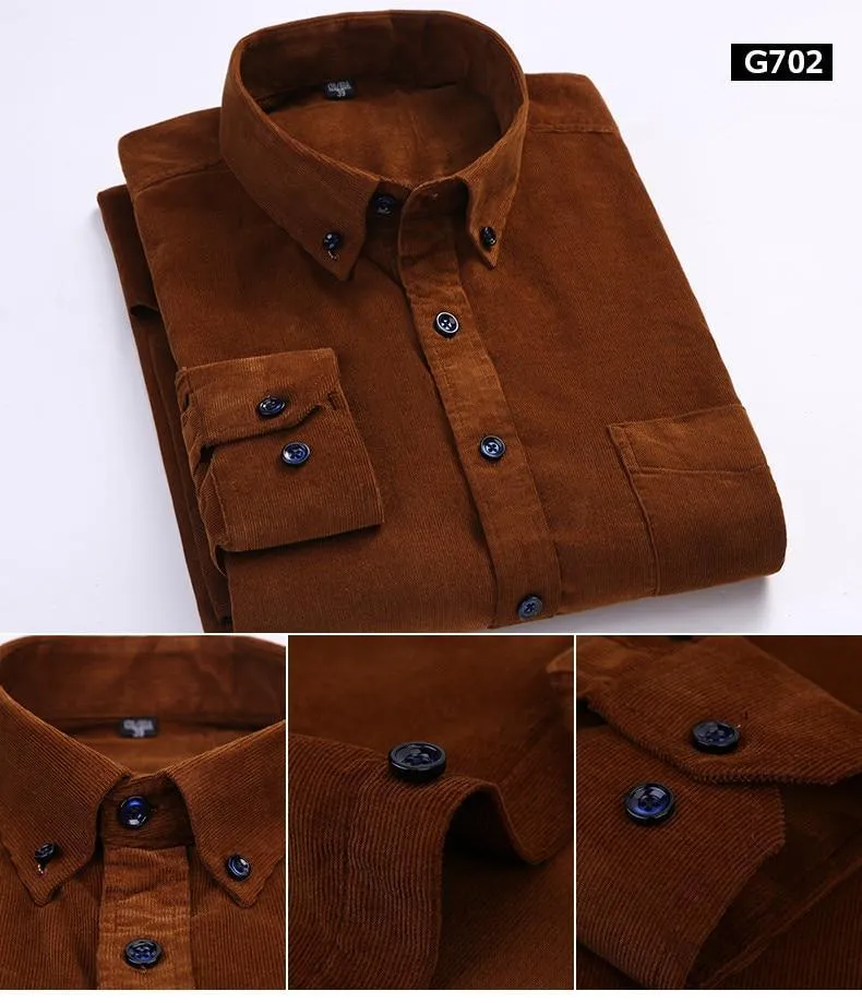 Cozy-Up Men's Corduroy Shirts