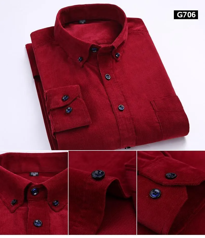 Cozy-Up Men's Corduroy Shirts