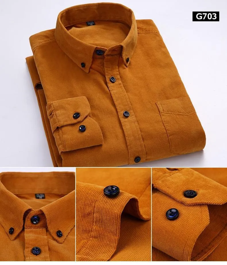 Cozy-Up Men's Corduroy Shirts