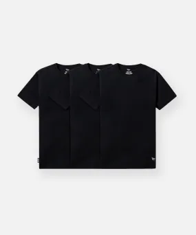 Essential 3 Pack Tee (Black) - PP200011001