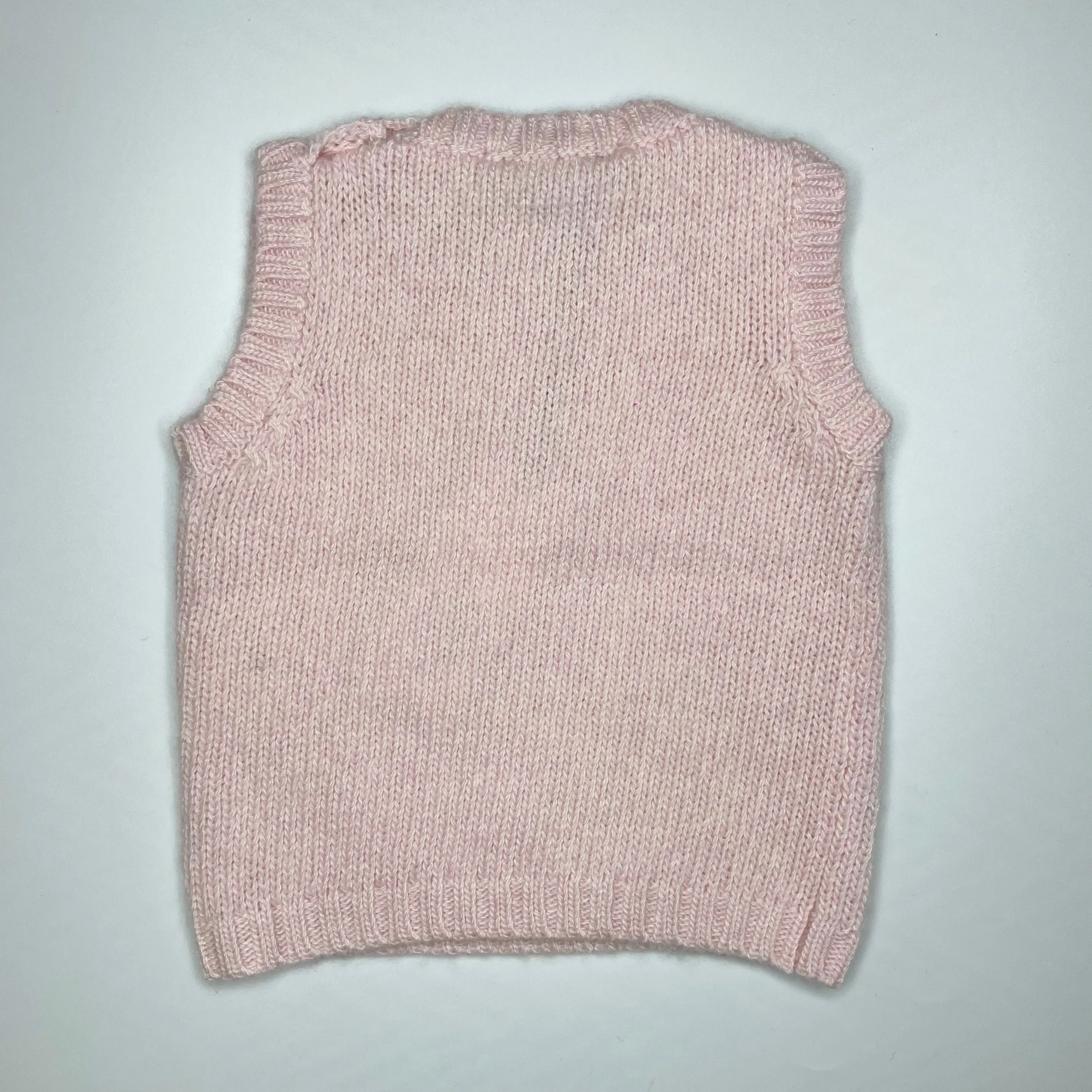 Knit Gilet - Soft Rose