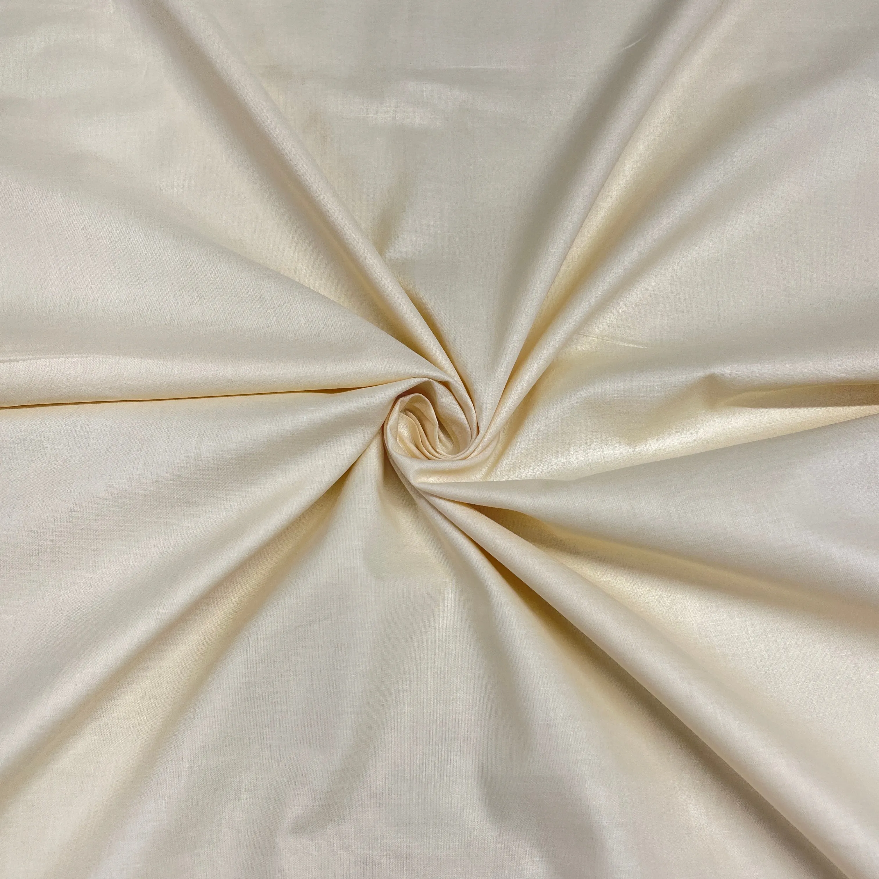 Light Yellow Solid Cotton Fabric