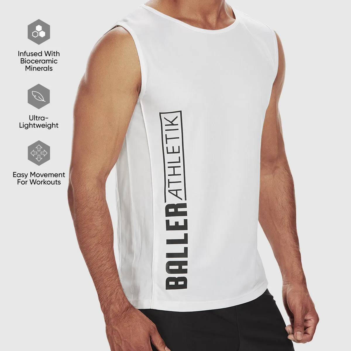 Muscle Tank - White