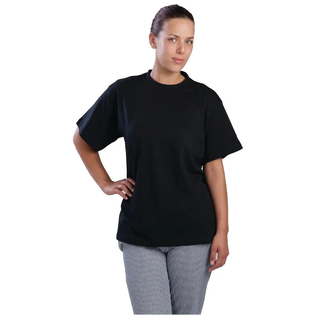 Nisbets Essentials T-Shirts Black Extra Large - BB478-XL