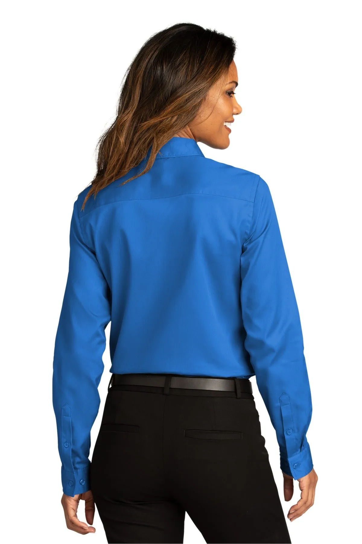 Port Authority Ladies Long Sleeve SuperPro React™Twill Shirt. LW808