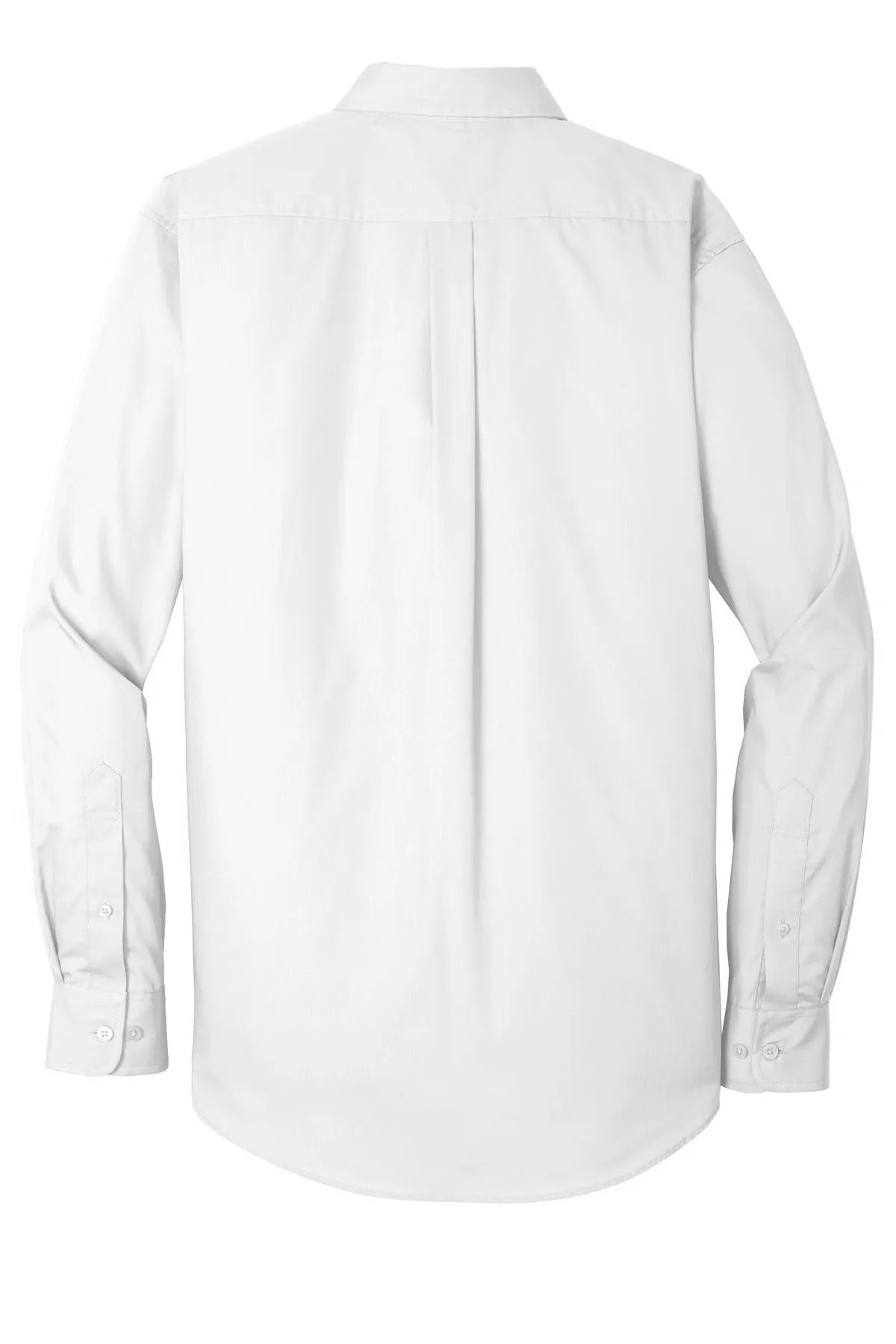 Port Authority Long Sleeve Carefree Poplin Shirt. W100