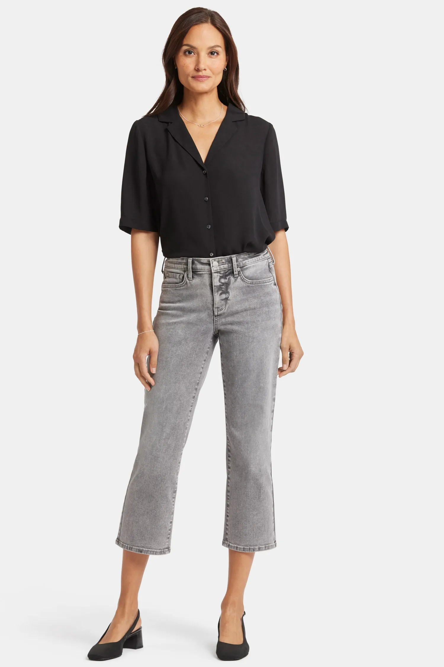 Relaxed Piper Crop Jeans - Creekside