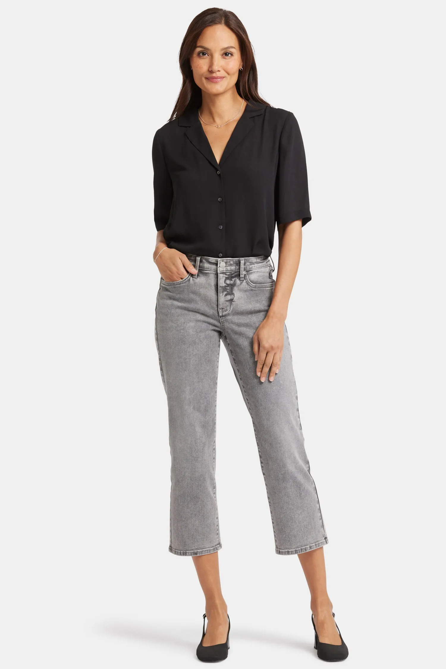 Relaxed Piper Crop Jeans - Creekside