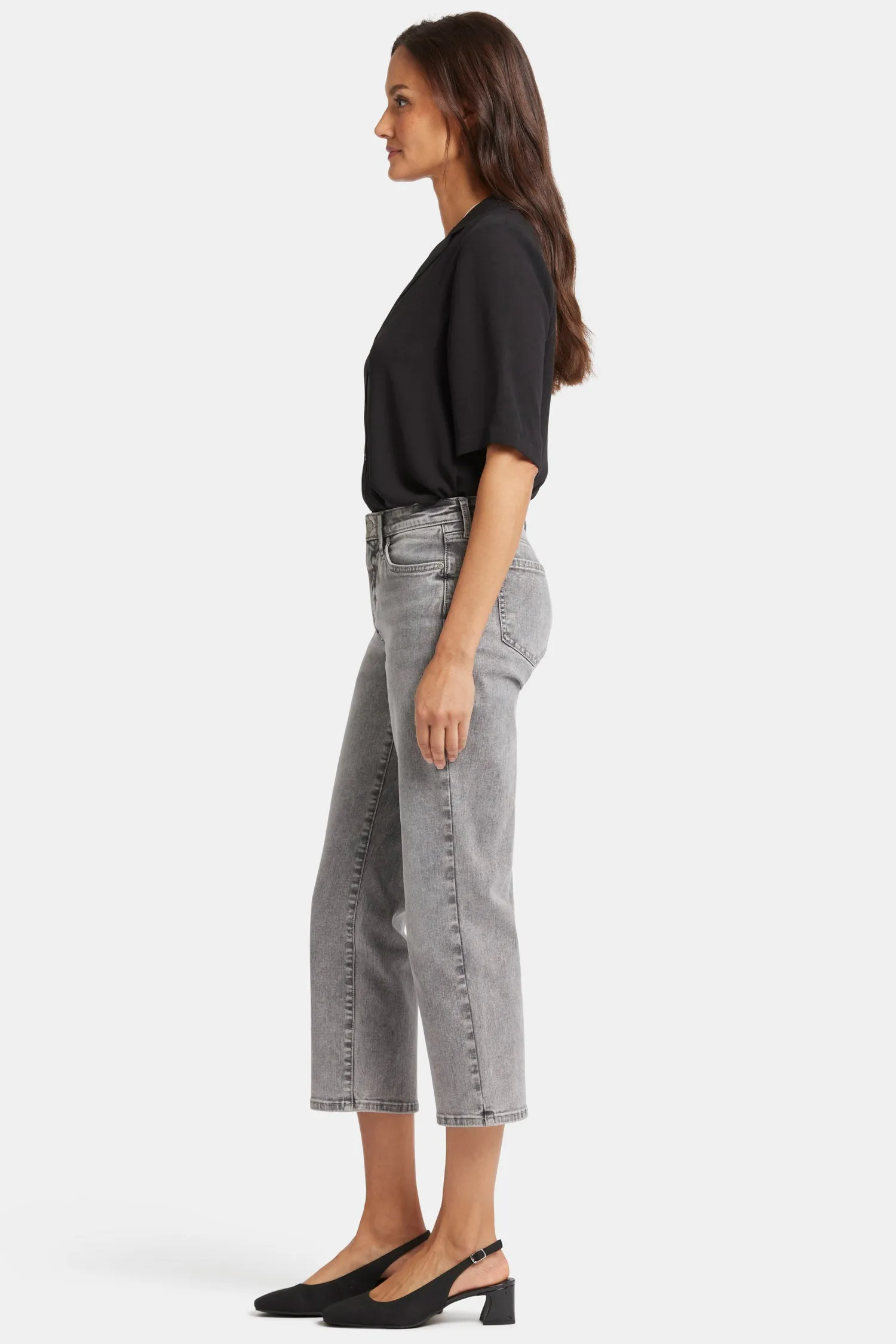 Relaxed Piper Crop Jeans - Creekside