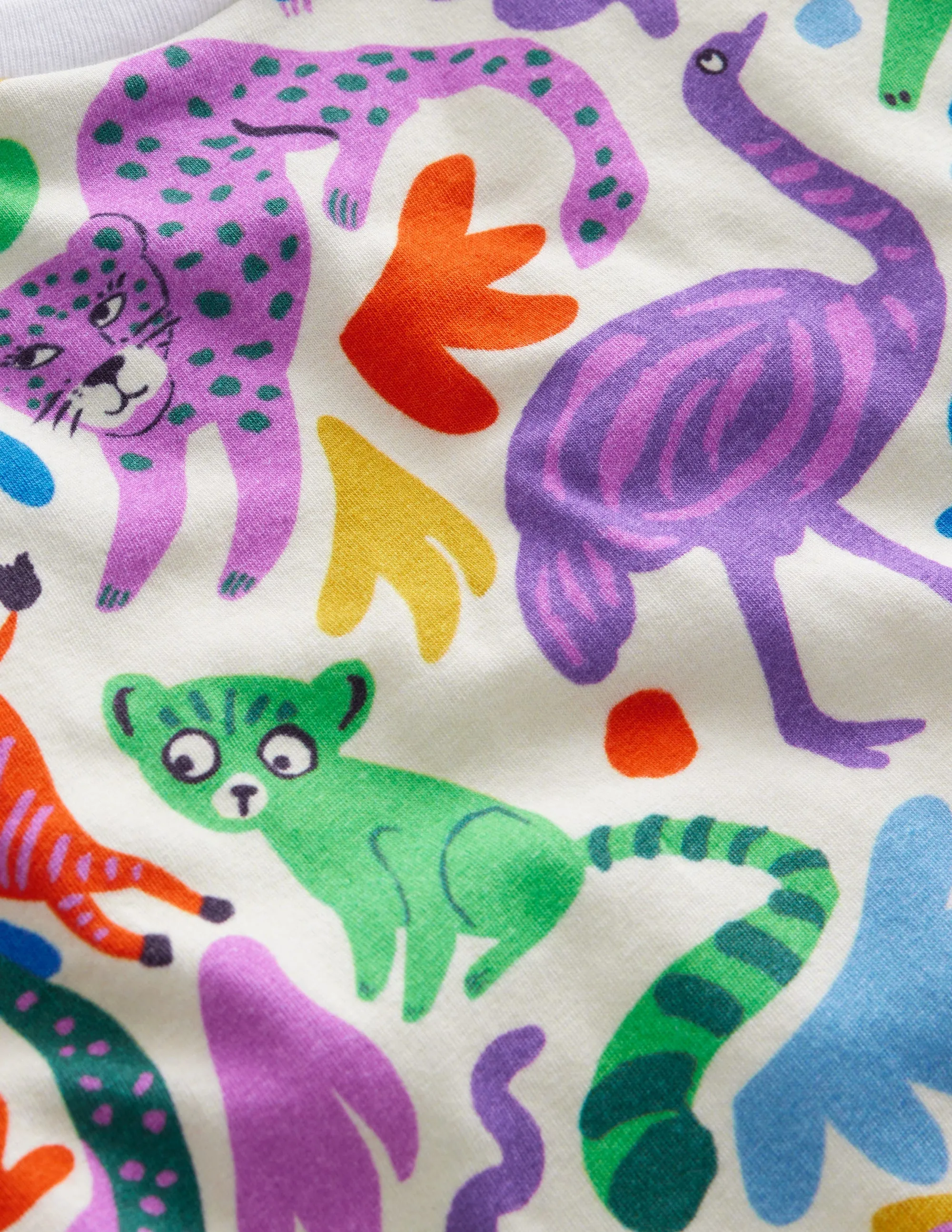 Relaxed T-shirt-Multi Safari Friends