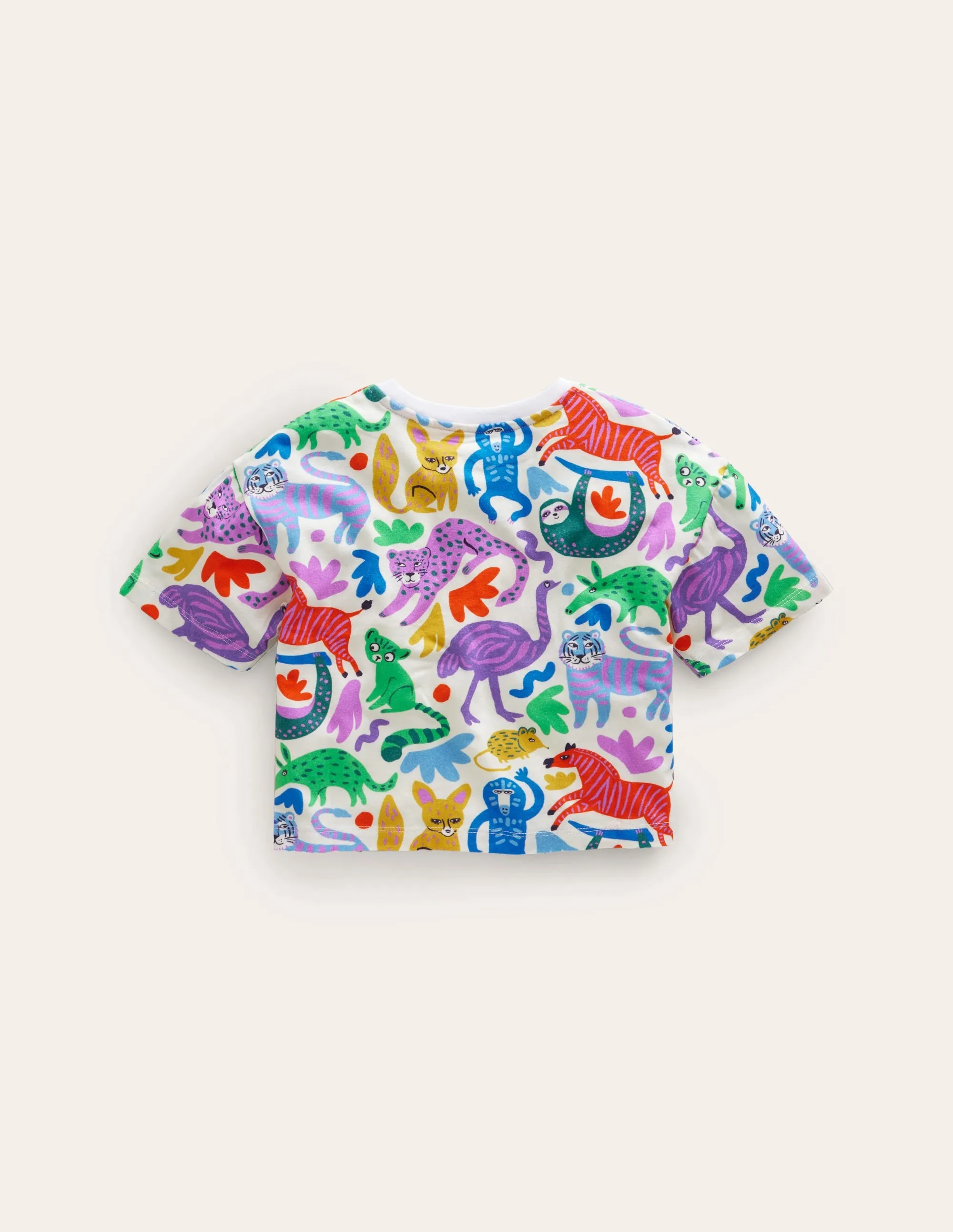 Relaxed T-shirt-Multi Safari Friends