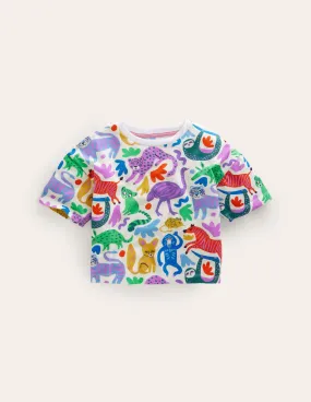 Relaxed T-shirt-Multi Safari Friends