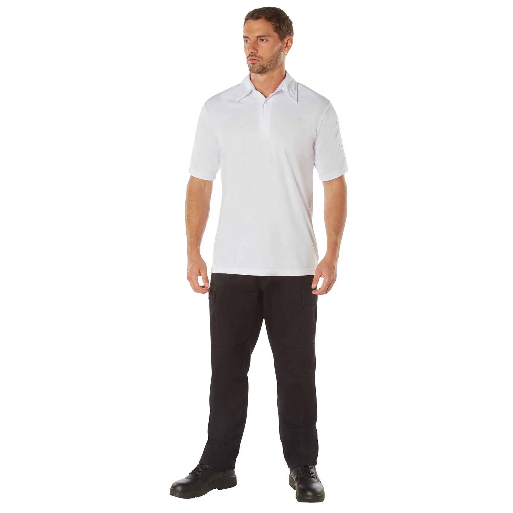 Rothco Moisture Wicking Security Polo Shirt / White