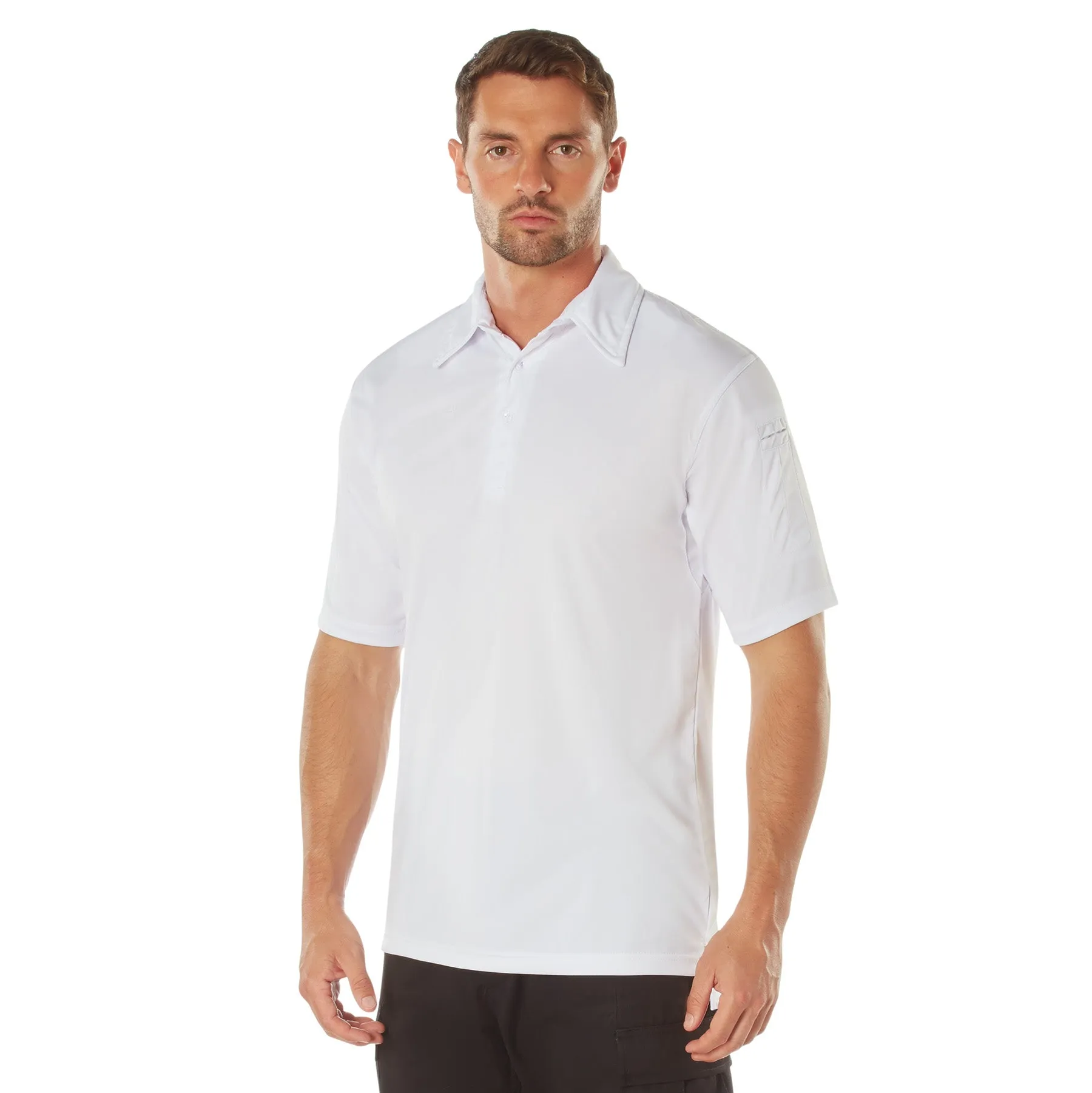 Rothco Moisture Wicking Security Polo Shirt / White