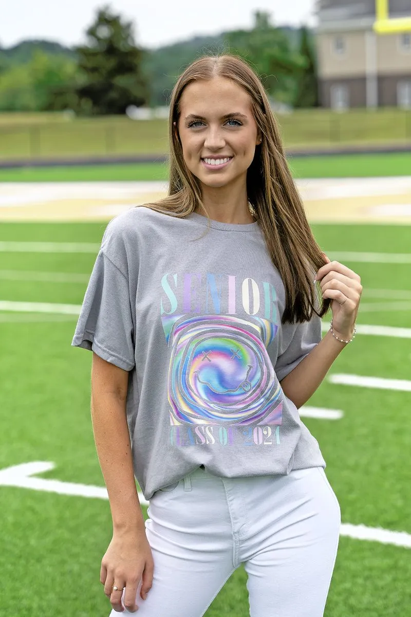 Senior Swirl Short Sleeve Relaxed Fit T-Shirt