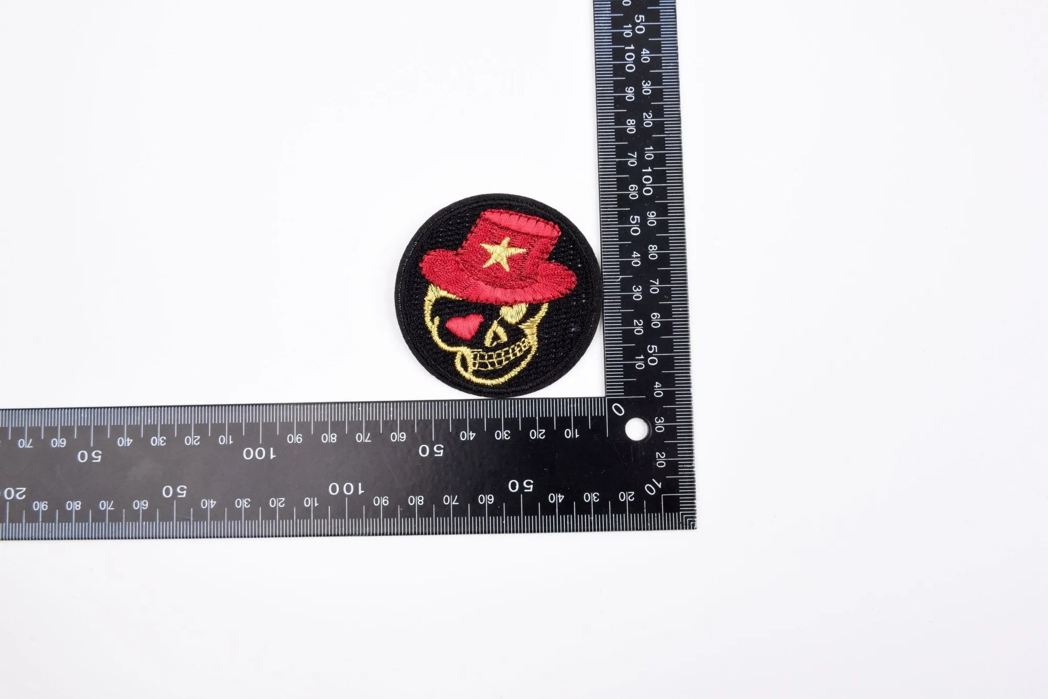 Skeleton High-quality Patch  (2 Pieces Pack)  Sew on,   Embroidered patches.