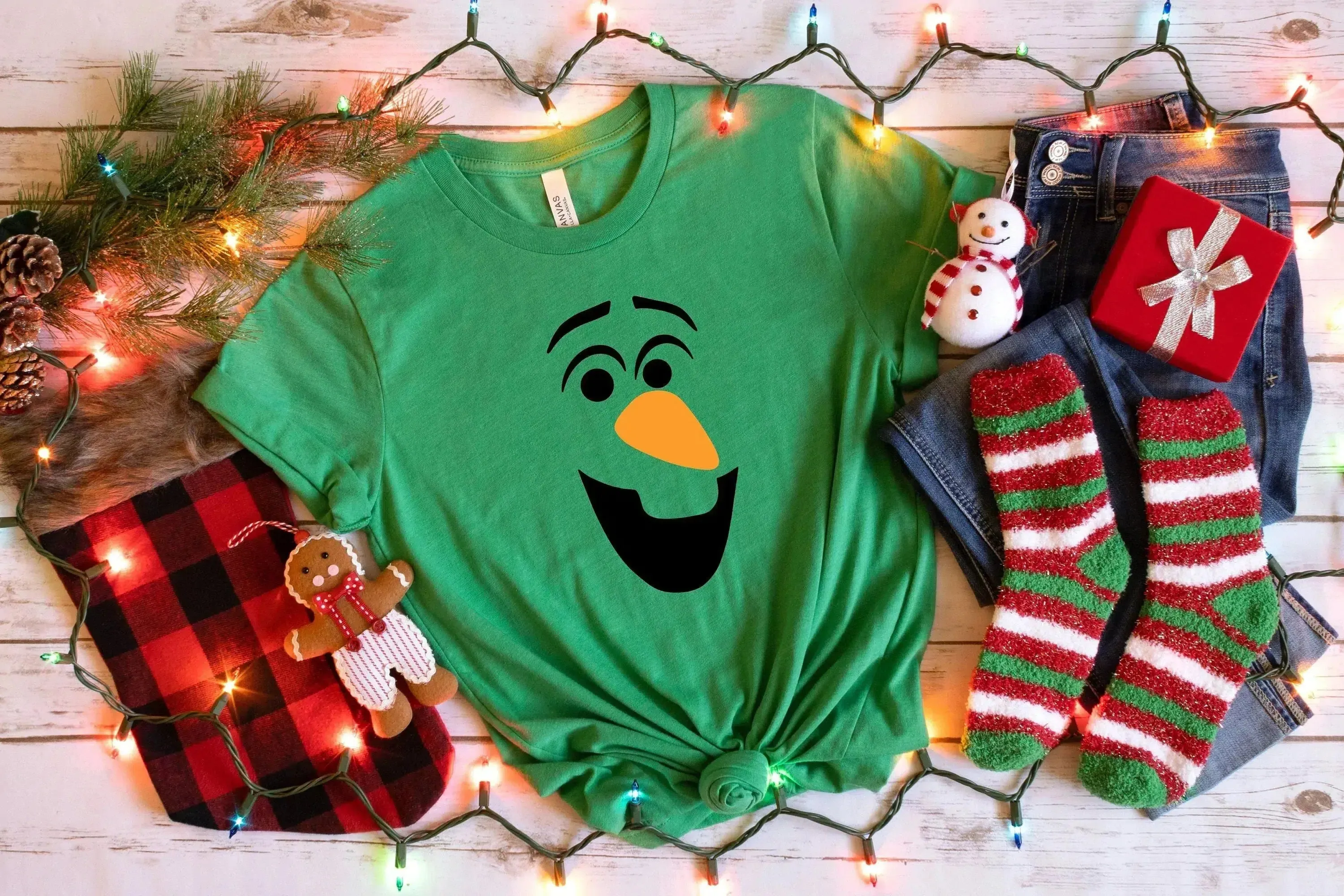 Snowman Family Christmas Shirts