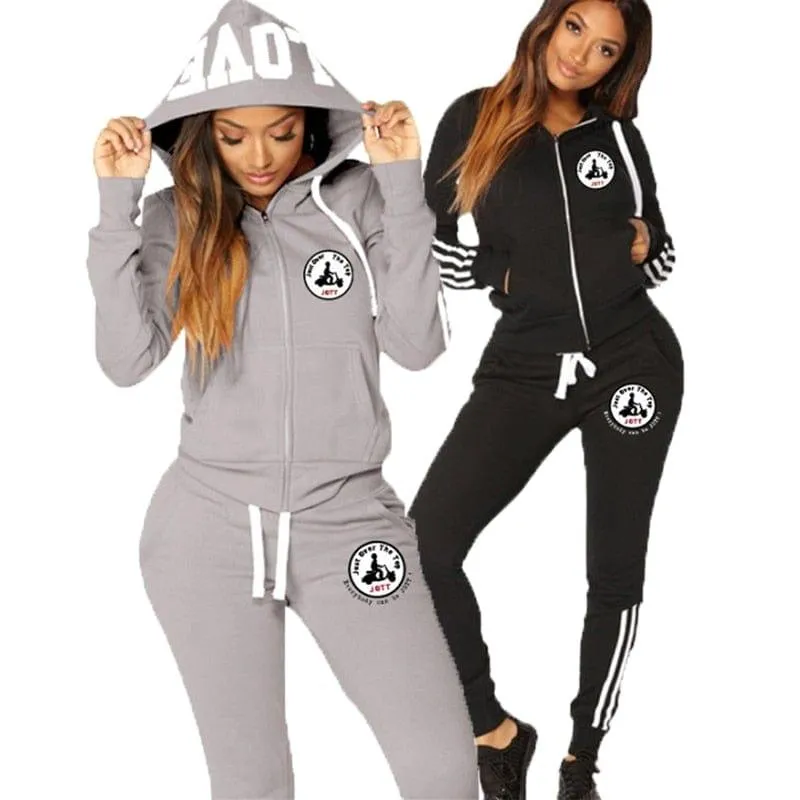 Two Piece Tracksuit Women Set