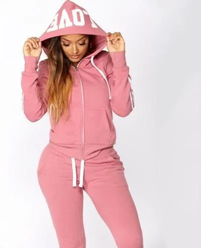 Two Piece Tracksuit Women Set