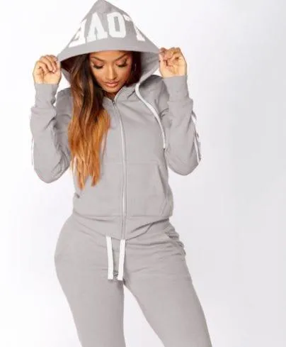 Two Piece Tracksuit Women Set