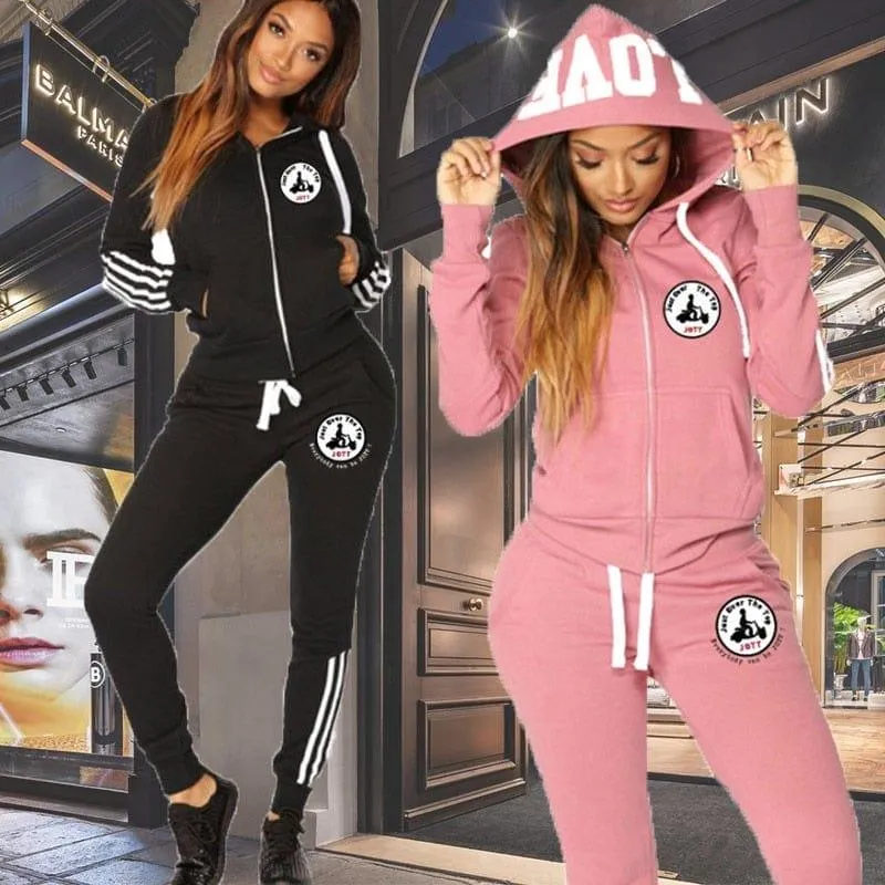 Two Piece Tracksuit Women Set