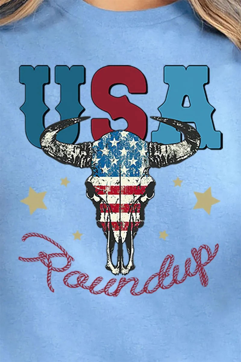 USA Roundup Steer Short Sleeve Relaxed Fit T-Shirt