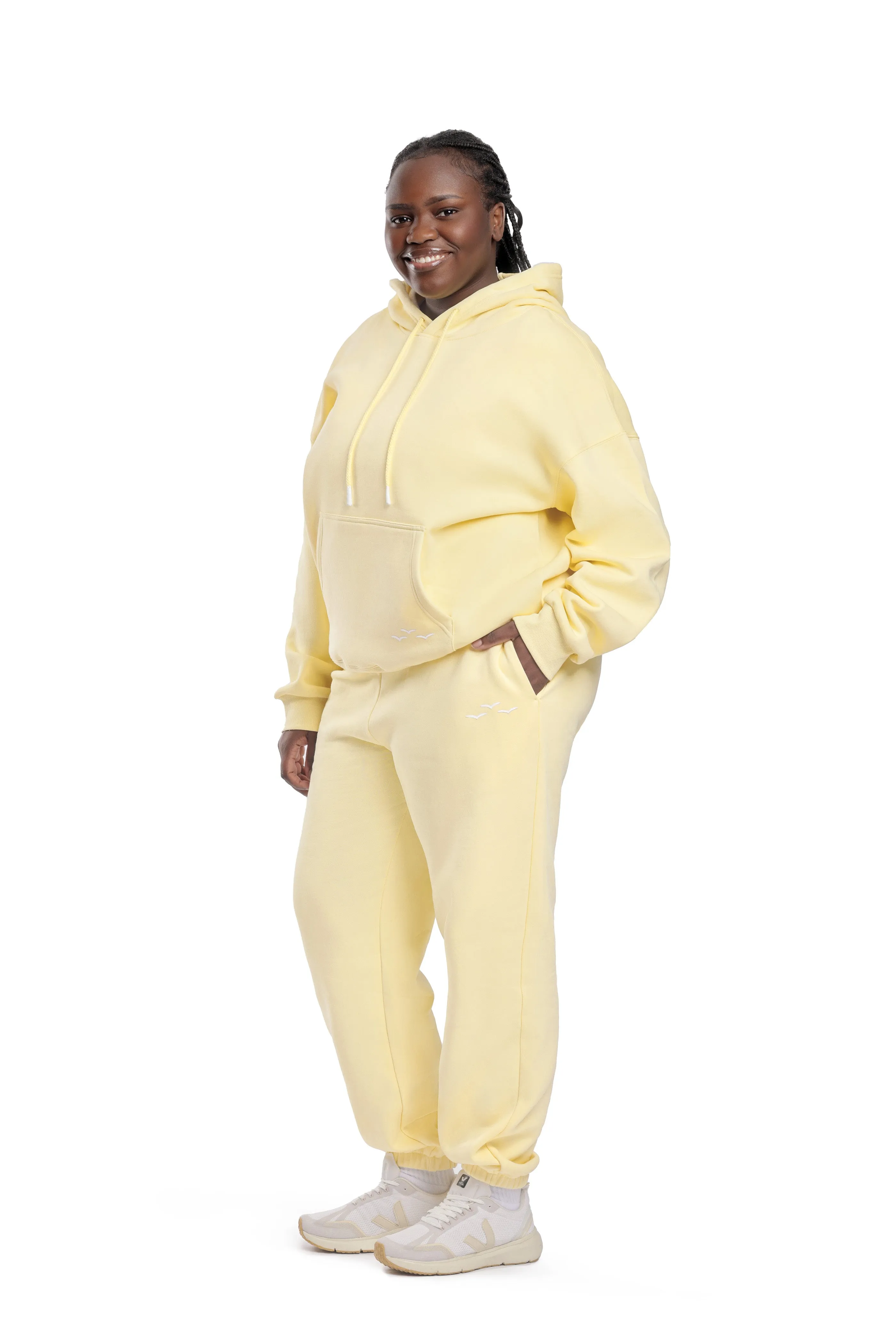 Women's tracksuit in banana yellow