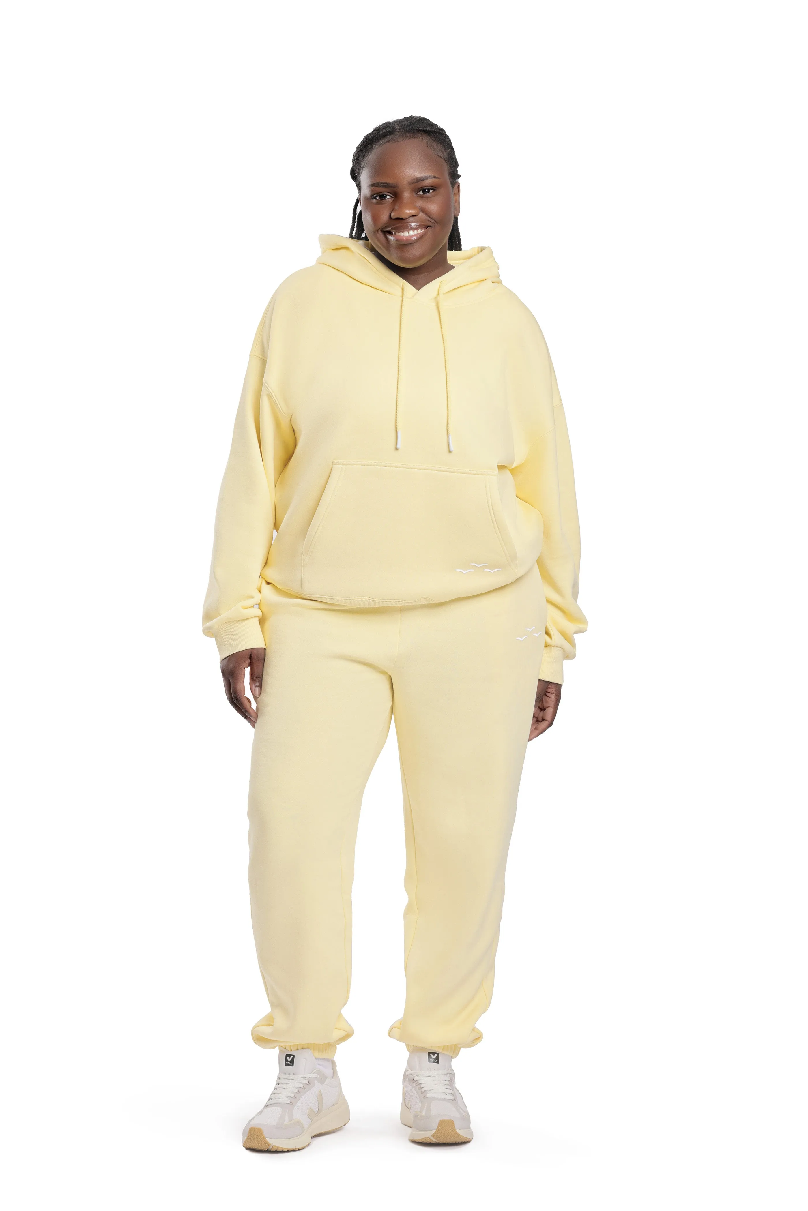 Women's tracksuit in banana yellow